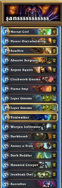  Warlock Deckleriniz/Stratejileriniz