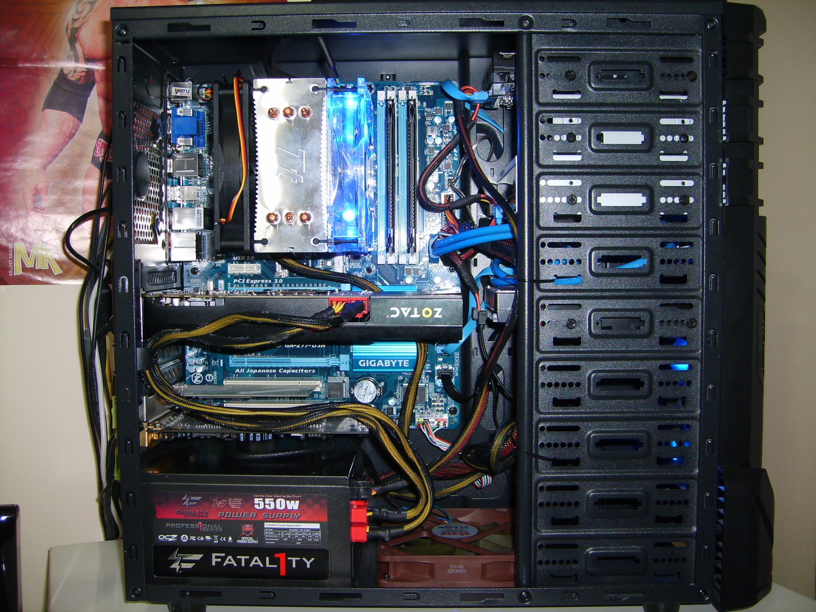  PSU CPU ve PCI-E uzatma kablosu hk.