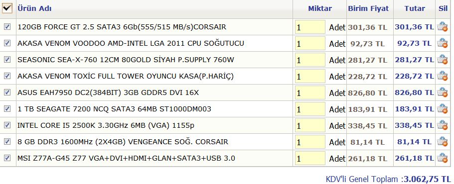  Oyun Bilgisayari Tavsiye - 3000 TL Civari