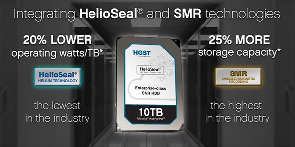 HGST dünyanın ilk 10TB kapasiteli HDD ürününü duyurdu