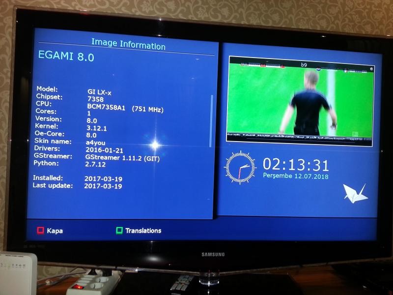 41 KERE MAŞALLAH!=Karasal yayın+kablo tv yayın+uydu tuner e2 cıhazı satlık-takaslık