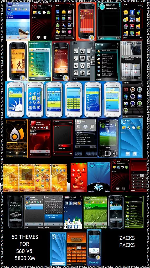  Nokia 5800 XM -5230xm 5530XM ve Nokia n97-X6 - N8 Program ,oyun,tema , uygulamalar