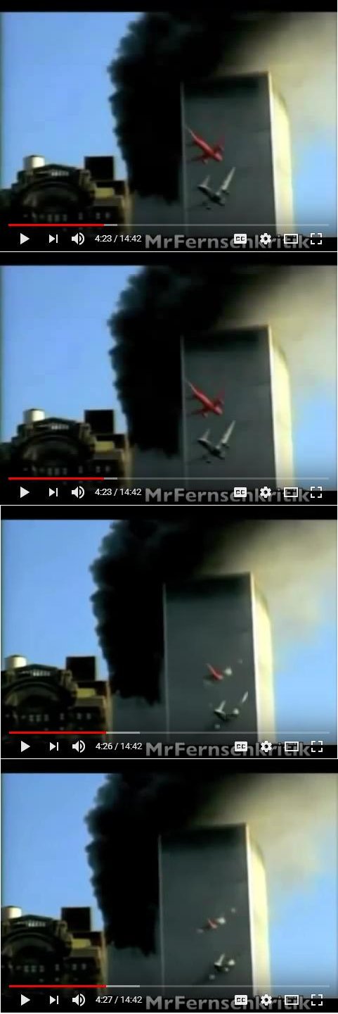 ﻿11 Eylülde kuleye çarparak yere düşen uçak motor ve tekeri