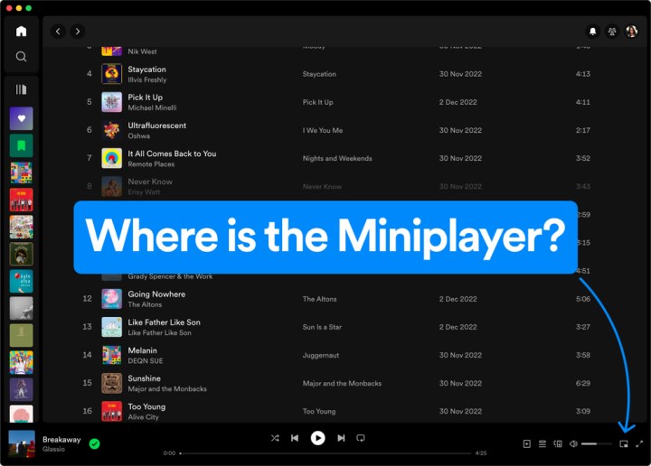 Spotify, masaüstü için mini oynatıcı özelliğini kullanıma sundu