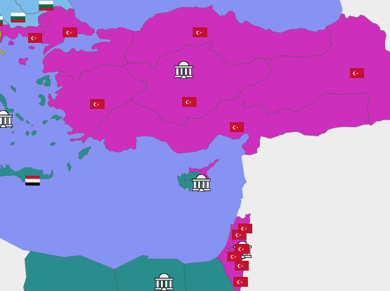  E-sim Strateji oyunu - Yunanlılar ile kıbrıs savaşı var, destek lazım.