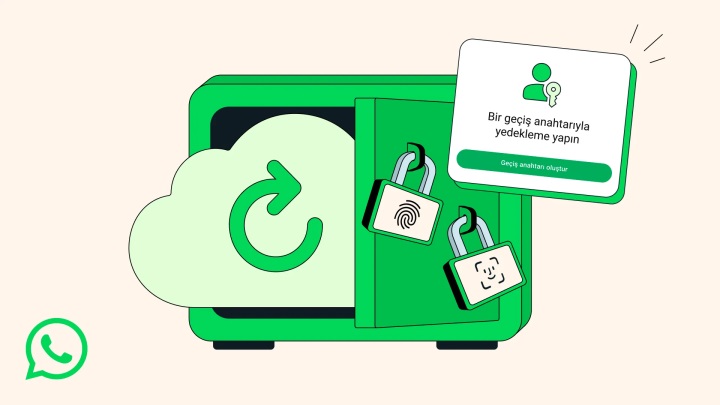 WhatsApp sohbet yedekleri passkey ile şifrelenecek