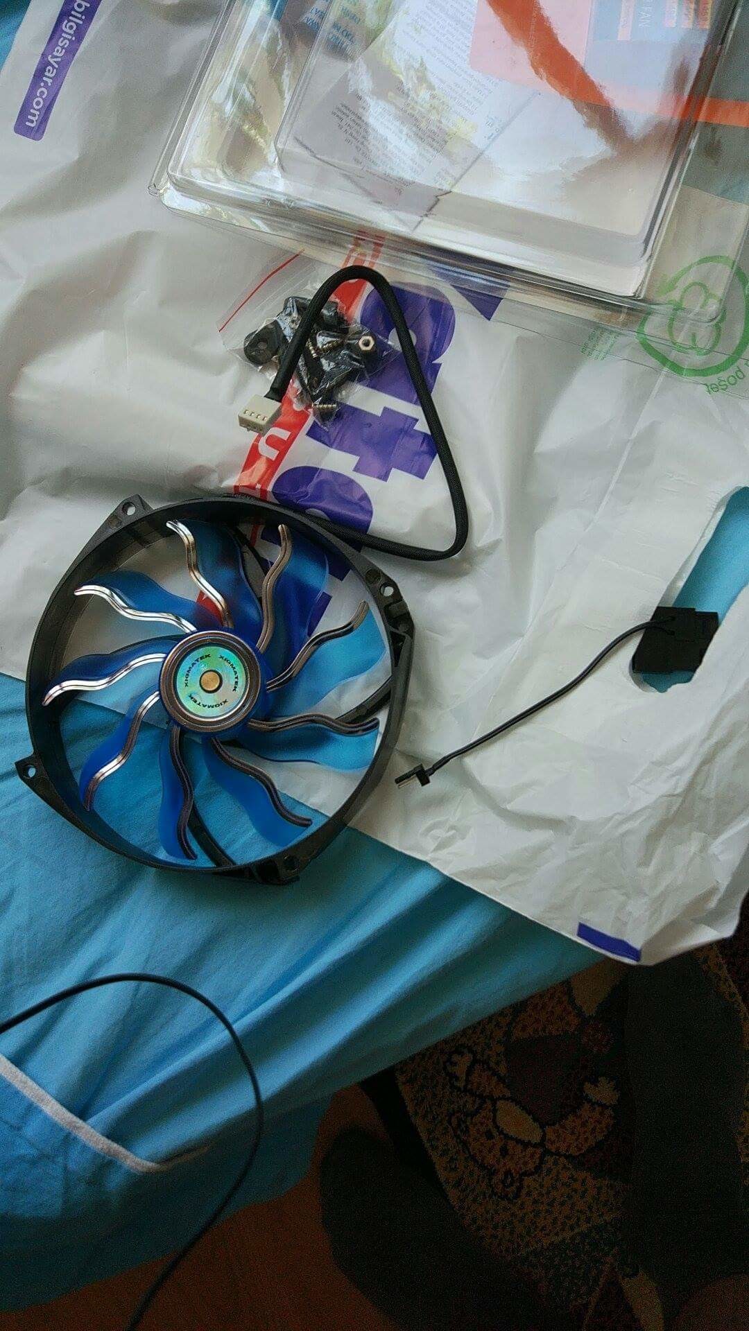 Ölücü Fanı - Xigmatek XAF 140MM PWM Fan 17TL - Mini İnceleme
