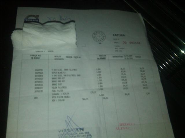  VOLVO 1.6D ARKAS DISK TAKIMI SIFIR VOLAN FATURALI RESIMLI