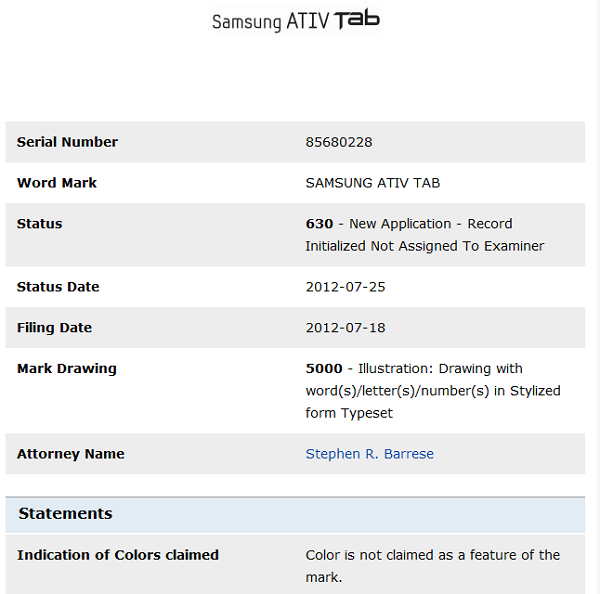 Samsung, yeni Windows 8 ürünleri için iki yeni isim tescil ettirdi