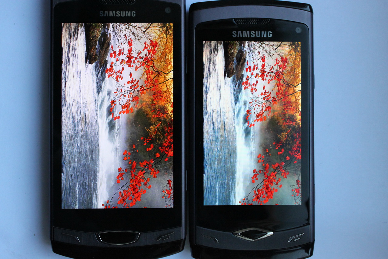  Samsung Super Clear LCD TFT ve Super AMOLED KArşılaştırması ( N8, Galaxy S, Wave 1 Wave 2'ye Karşı )