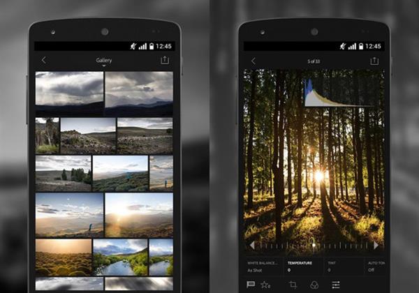 Adobe Lightroom, Android için ücretsiz yapıldı