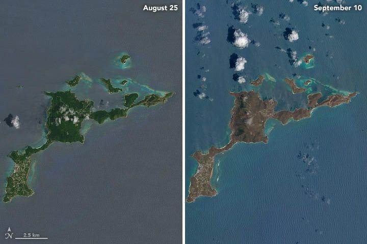 NASA, Irma Kasırgası'nın Karayipler’e etkisini gösteren uydu görüntüleri yayınladı