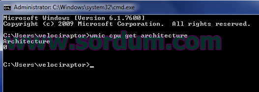  İşlemcim kaç bit nasıl anlarım? – 32 (x86), 64 (x64)