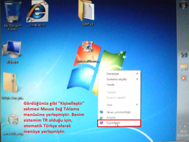  Windows 7 Home Basic ve Starter için Tema Uygulama ve Kişiselleştirme Paneli Ekleme