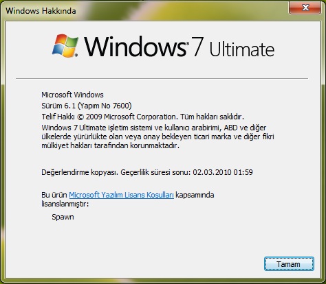  Win7 7600RTM ile Piyasada satışa çıkacak Win7 arasındaki farklar ne olabilir?