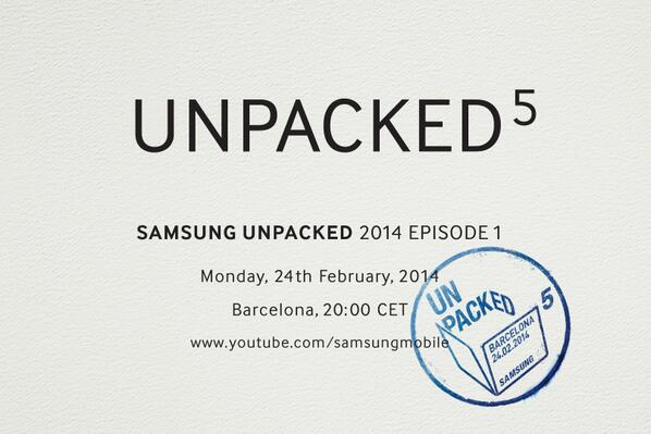  Samsung'dan 24 Şubat içi etkinlik duyurusu 'Unpacked 5'
