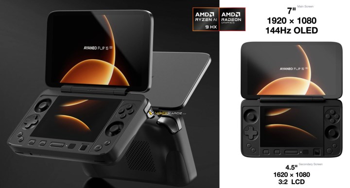 Çift ekranlı el konsolu tanıtıldı: AYANEO FLIP 1S DS