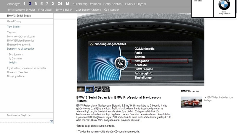  BMW On Board Monitor nedir, ne değildir?