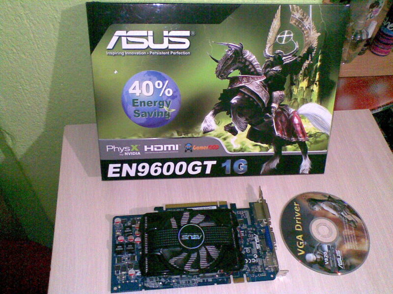  ASUS 9600 GT 1 GB DDR3 256 BİT ÇOK TEMİZ !!!