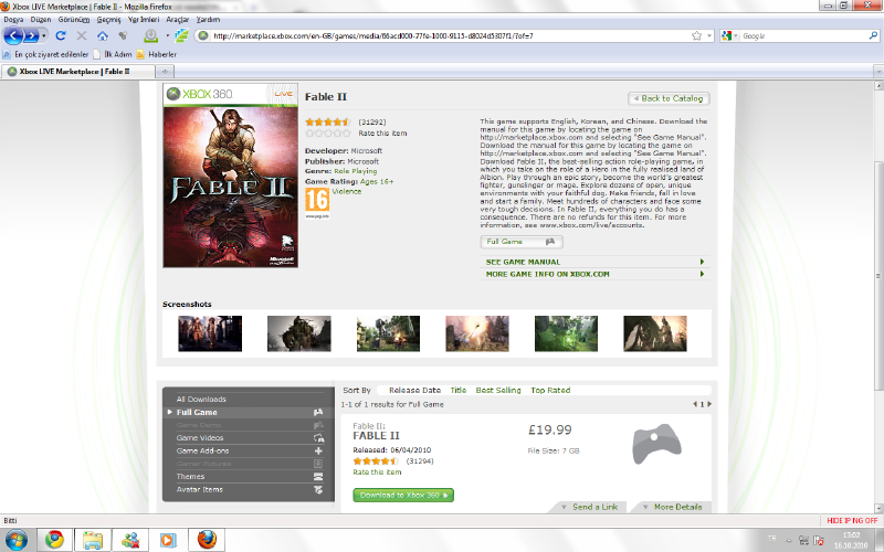  FABLE II LIVE MARKETPLACE'DE BEDAVA - DÜZELTİLDİ