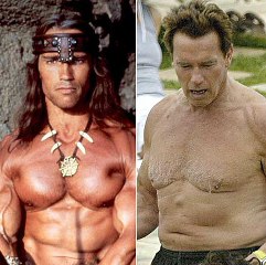  Arnold sayesinde yaşlanınca vücudun sarkmasını çözdüm.