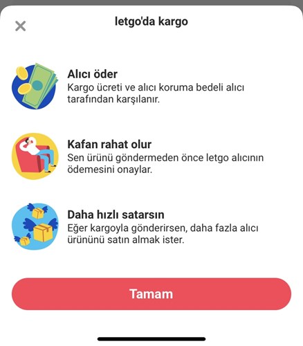 Letgo'ya online ödeme ve indirimli kargo özellikleri geldi