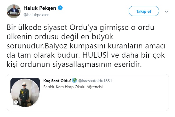 Sarıklı Kara Harp Okulu Öğrencisi (Ordunun Geldiği Nokta)