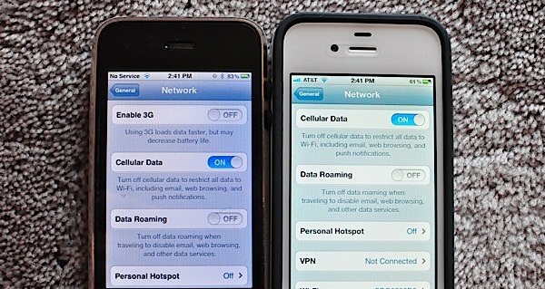 iPhone 4S modelinde 3G kapatma seçeneğinin olmadığı tespit edildi 