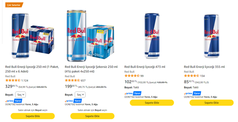 Amazon TEMEL TÜKETİM & GIDA & TEMİZLİK ve KOZMETİK ÜRÜNLERİ FIRSATLARI