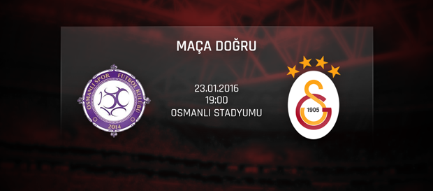  STSL 19. Hafta | Osmanlıspor FK - Galatasaray | 23 Ocak Cumartesi, 19.00