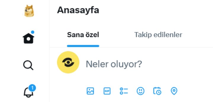 Twitter ana sayfa simgesi Dogecoin oldu