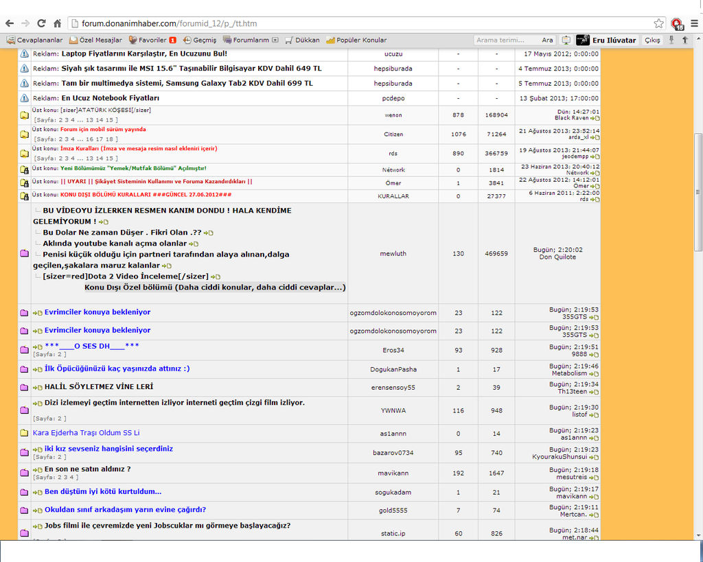  forumda bug buldum beyler (ss'li)