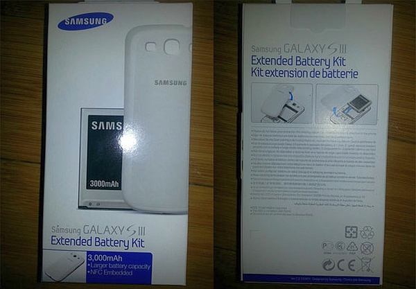 Samsung Galaxy S III için 3000mAh kapasiteli orjinal pil kullanıma sunuldu