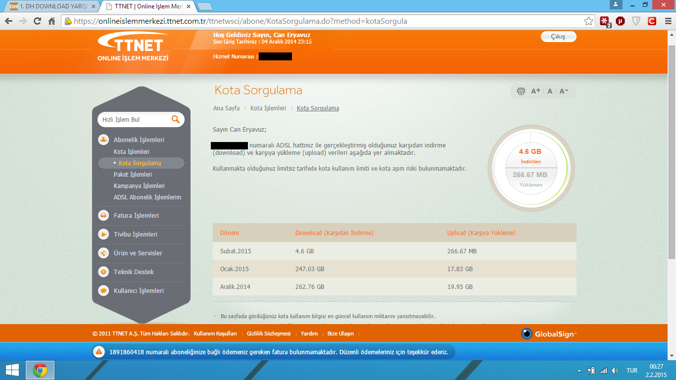  OCAK AYI DOWNLOAD SIRALAMASI- 0,98 TB DOWNLOAD REKOR