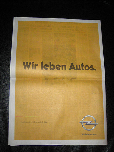  OPEL SLOGAN DEĞİŞTİRDİ. Wir Leben Autos...