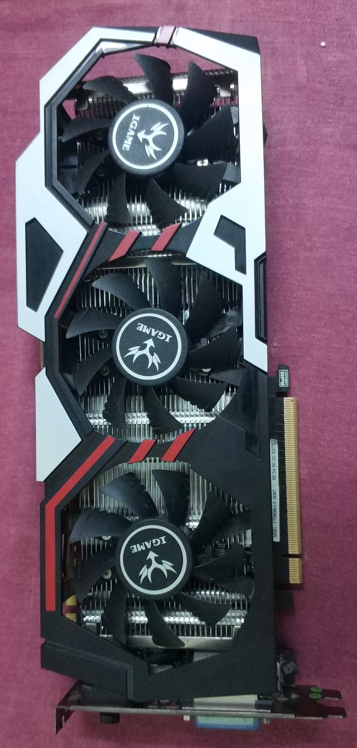 MÜKEMMEL DURUMDA COLORFUL iGAME GTX 1070 U-TOP-8G