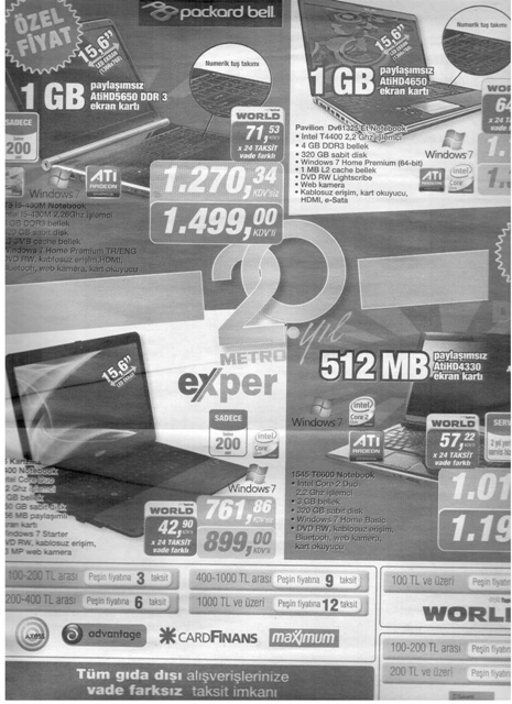  Metro İnsert  18.03.2010- 01.04.2010