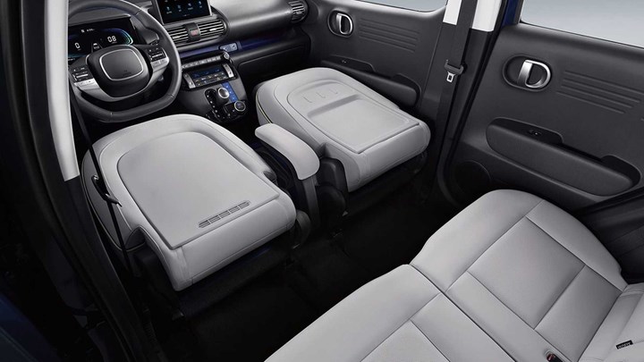 Yeni Hyundai Casper'ın iç mekanı ve özellikleri de ortaya çıktı