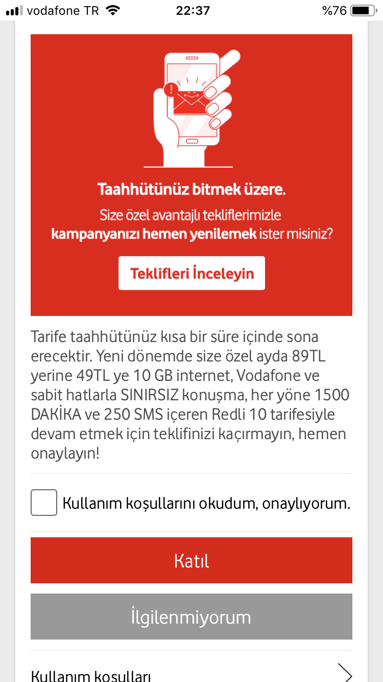 Vodafone Red Tarifeleri Ve Pass Özellikleri//