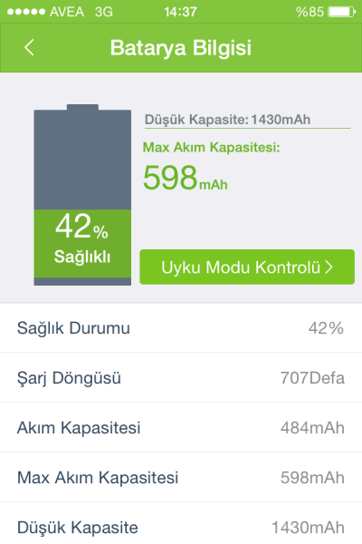  iphone 4S'in bataryasını değiştirdim