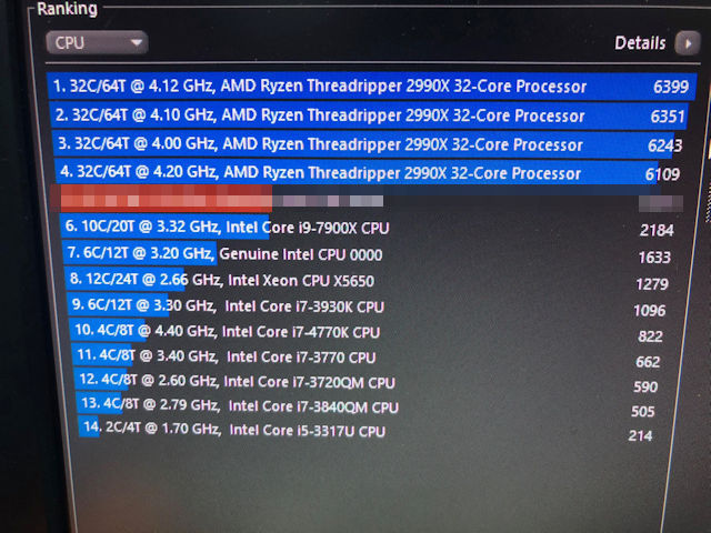 AMD Ryzen Threadripper 2990X - 2970x