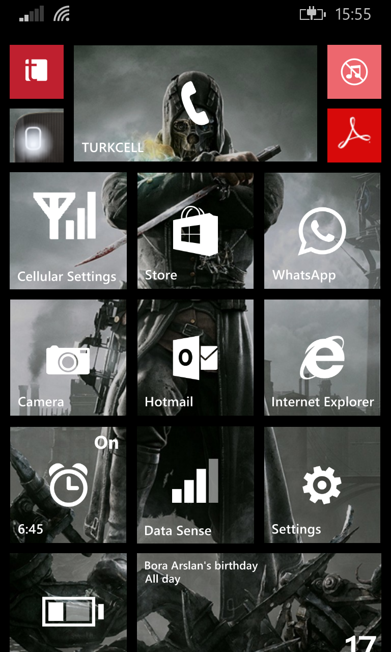  Windows Phone 8.1 Ana Ekranlarınız