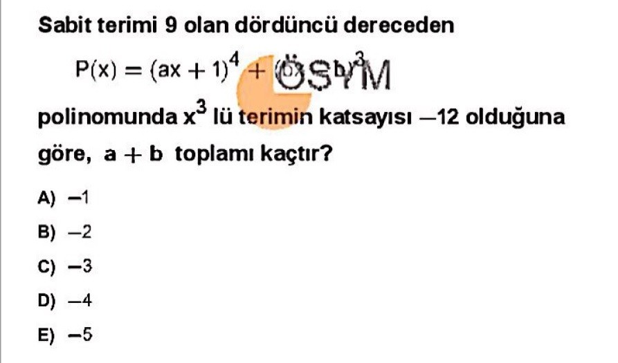AYT MATEMATİKTE İSTEDİĞİN SEVİYEDE DEĞİLSEN İÇERİ (PKO, POLİNOM DAHİL)