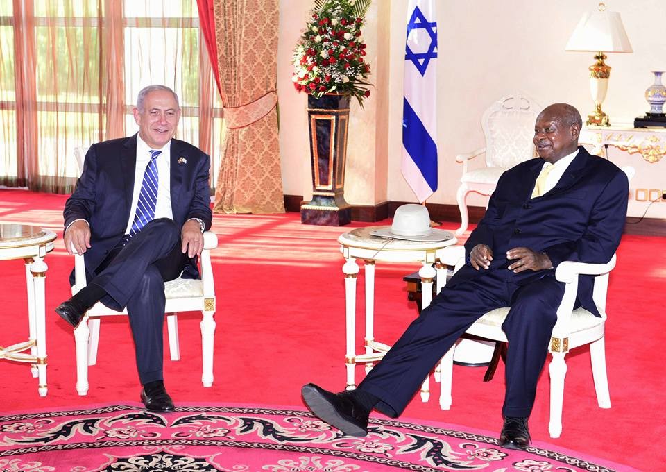 Uganda Devlet Başkanı ve Netenyahu