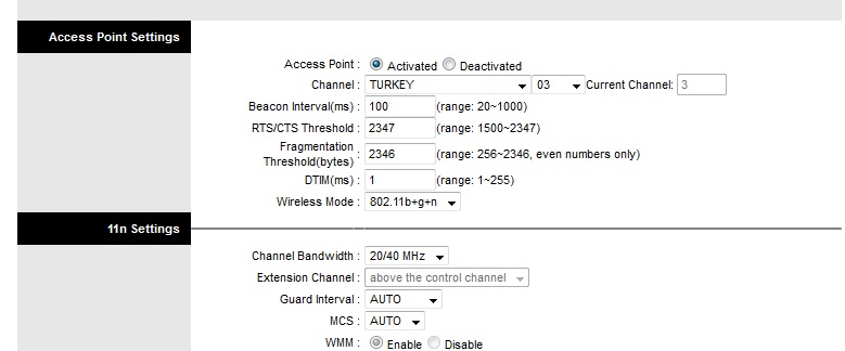  TP-Link td-w8961nd kablosuz 802.11n 4 port modem