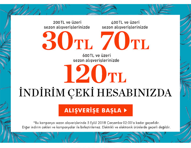 120 TL İndirim Çeki Morhipo