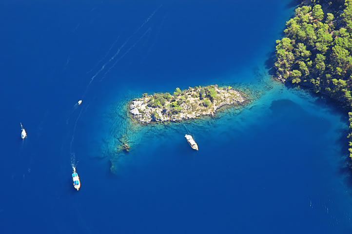  Göcek resimleri, Göcek koyları ve mavi yolculuk