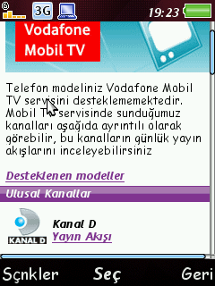  Vodafone Mobil TV--(Yeni linkler)* güncelleme: 3 Ekim 2009