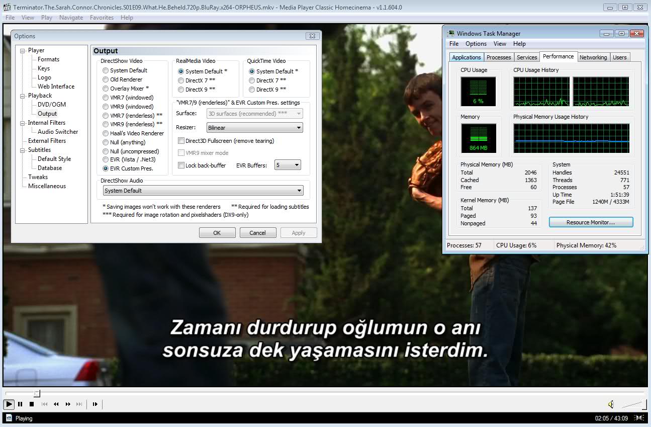  ATI H.264 hızlandırıcı ile mkv izlemek (Core AVC ve PowerDVD olmadan)