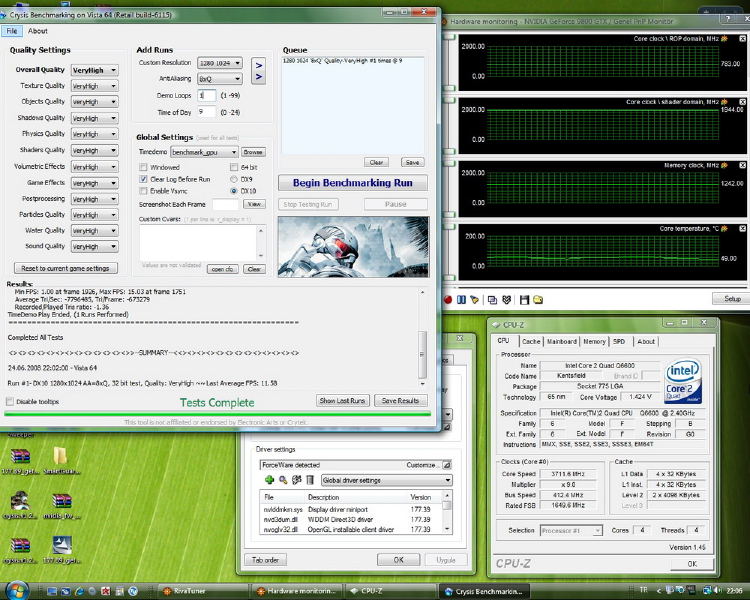  TR de ilk ATİ HD 4870 kullanıcı testleri Crysis, Vantage, COD4 , TDU, GRİD, DevilMayCry4, COD4
